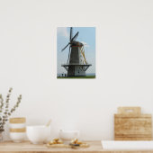 Holland windmolen, Vlissingen, Nederland Poster (Keuken)