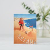 Hollande - Netherlands Vintage Poster Briefkaart (Staand voorkant)