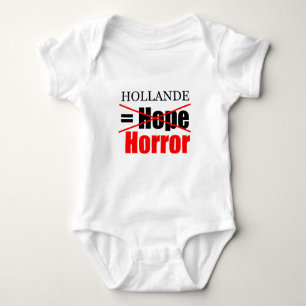 Hollande Not Hope = Horror - Baby Bodysuit 1