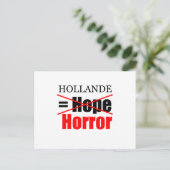 Hollande Not Hope = Horror!!!!!!!!!!!!!!! Briefkaart (Staand voorkant)