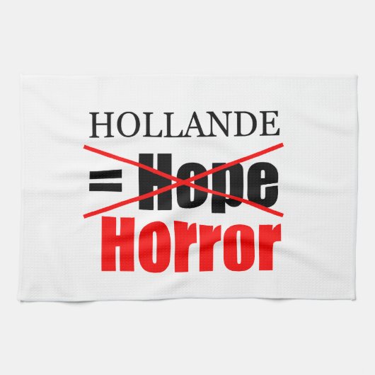 Hollande Not Hope = Horror - keukenhanddoek (Horizontaal)