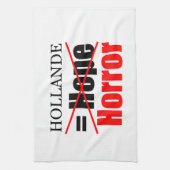 Hollande Not Hope = Horror - keukenhanddoek (Verticaal)
