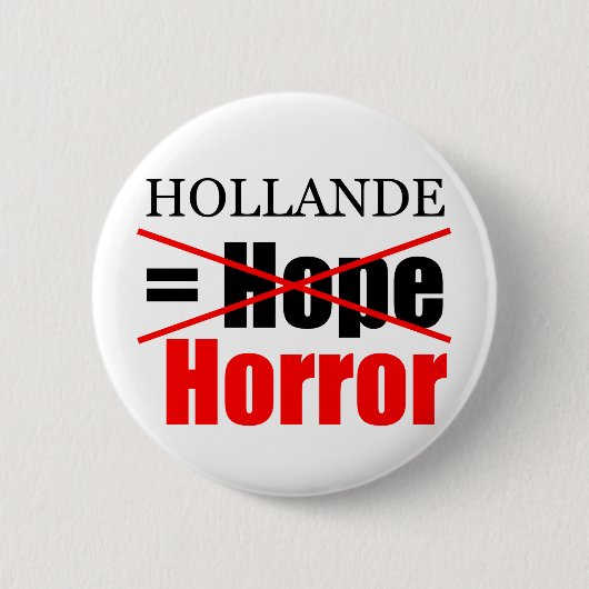 Hollande Not Hope = Horror - R Button (Voorkant)