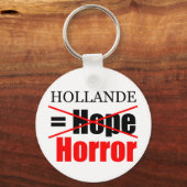 Hollande Not Hope = Horror - R Sleutelhanger (Voorkant)
