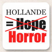 Hollande Not Hope = Horror - Square Onderzetter (Voorkant)