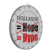 Hollande Not Hope = Hype!!!!!!!!!!!!!!!!!!!!!!!!!! Dartbord (Voorkant Links)