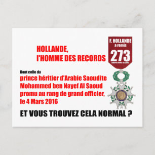 Hollande Record Legions d'Honneur - H Briefkaart