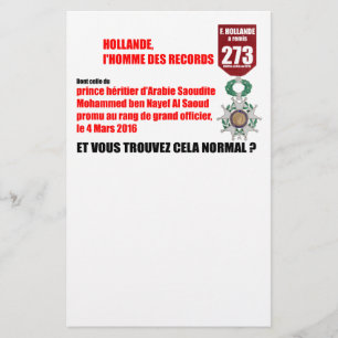 Hollande Record Legions d'Honneur - Letterhead Briefpapier