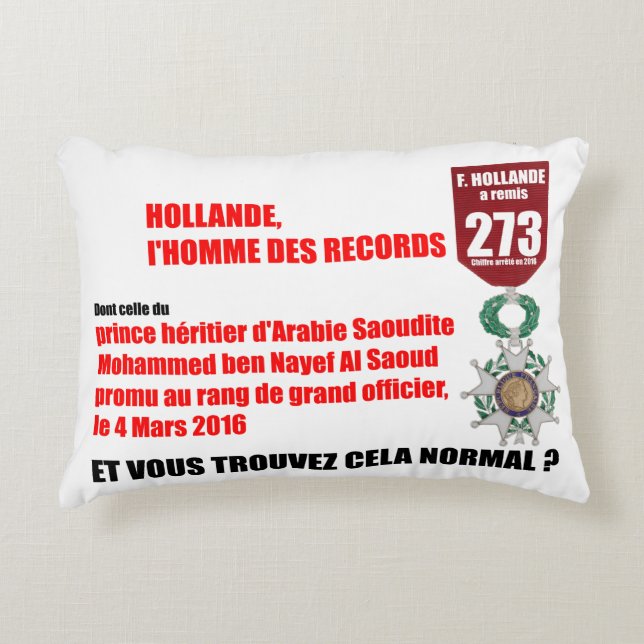 Hollande Record Legions d'Honneur - Pillow Decoratief Kussen (Voorkant)