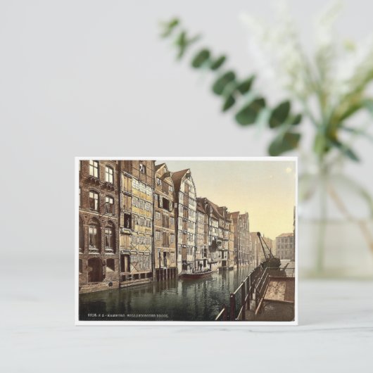 Hollandischer Brook, Hamburg, Duitsland klassieke  Briefkaart (Staand voorkant)