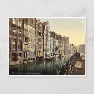Hollandischer Brook, Hamburg, Duitsland klassieke  Briefkaart