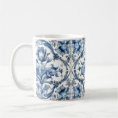 Hollands Blauw Tulpenpatroon Koffiemok (Links)