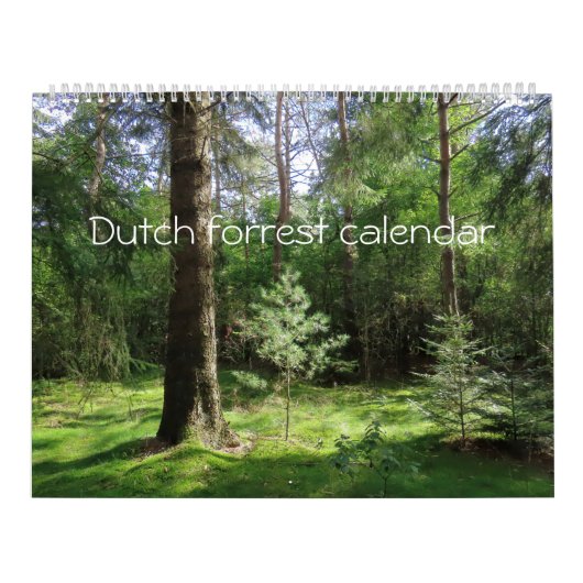 Hollands bos Kalender aan te passen (Hoes)