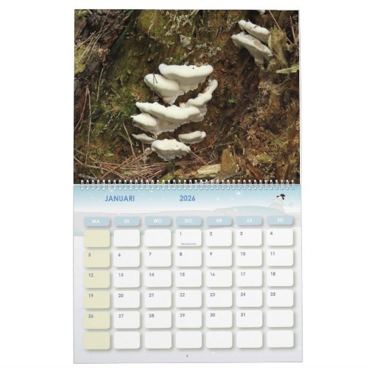 Hollands bos Kalender aan te passen (Jan 2026)