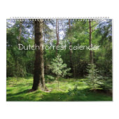 Hollands bos Kalender aan te passen (Hoes)
