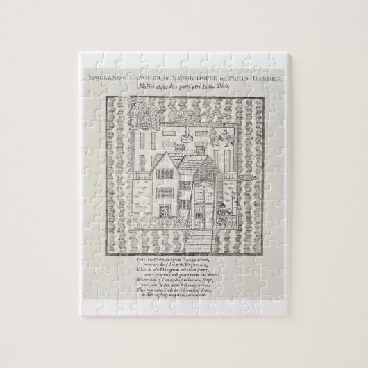 Holland's Leaguer of Manor House of Paris Garden Legpuzzel (Verticaal)