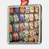 Hollands Nederlandse Clogs Metalen Ornament (Links)