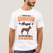 Hollandse Herder Guardian Angel Holland Shepherd T-shirt (Voorkant)