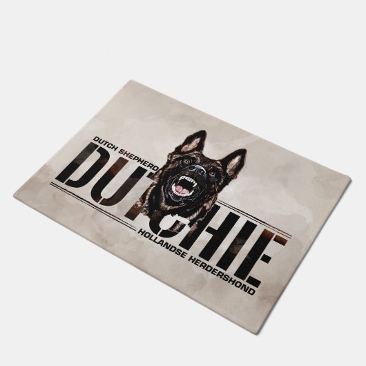 Hollandse Herder - Hollandse Herdershond Deurmat (Schuin)