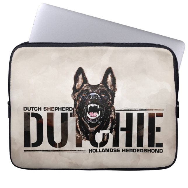 Hollandse Herder - Hollandse Herdershond Laptop Sleeve (Voorkant)