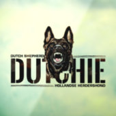 Hollandse Herder - Hollandse Herdershond Raamsticker (Vel 3)