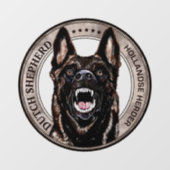 Hollandse Herder - Hollandse Herdershond Raamsticker (Vel)