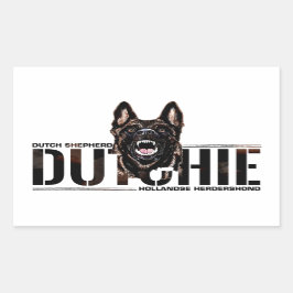 Hollandse Herder - Hollandse Herdershond Rechthoekige Sticker