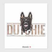 Hollandse Herder - Hollandse Herdershond Sticker (Vel)