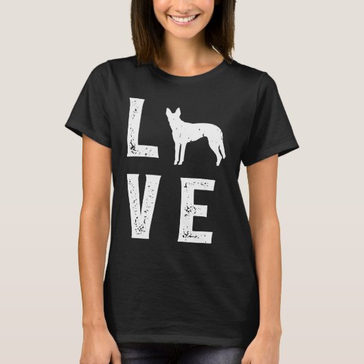 Hollandse Herder Liefde T-shirt (Voorkant)