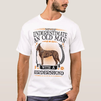Hollandse Herder Old Man Herdershond T-shirt