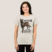 Hollandse Herdershond Tri-Blend Shirt (Voorkant volledig)