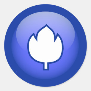 Hollandse tulp ronde sticker