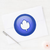 Hollandse tulp ronde sticker (Envelop)