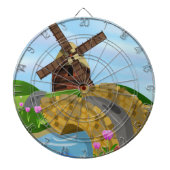 Hollandse tulpen dartbord (Voorkant)