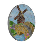 Hollandse tulpen dartbord (Voorkant Links)