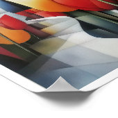 HOLLANDSE TULPEN EN MOLENS POSTER (Hoek)