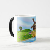 Hollandse tulpen magische mok (Voorkant links)
