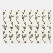 Hollandse volksbloem inpakpapier vel (Voorkant 3)