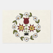 Hollandse volksbloem inpakpapier vel (Voorkant 2)