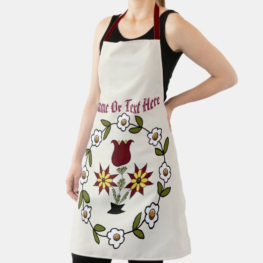 Hollandse volksbloem schort (Insitu)