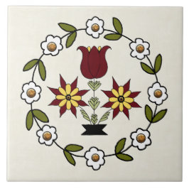 Hollandse volksbloem tegeltje