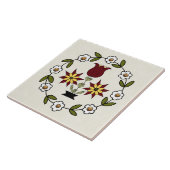 Hollandse volksbloem tegeltje (Zijkant)