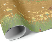 Hollandse Windmolen Landschap Nederland Cadeaupapier (Rol Hoek)