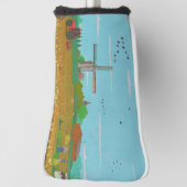 Hollandse Windmolen Landschap Nederland Golfheadcover (Draai 90)