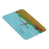 Hollandse Windmolen Landschap Nederland Magneet (Rechterzijde)