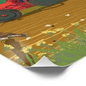 Hollandse Windmolen Landschap Nederland Perfect Poster (Hoek)