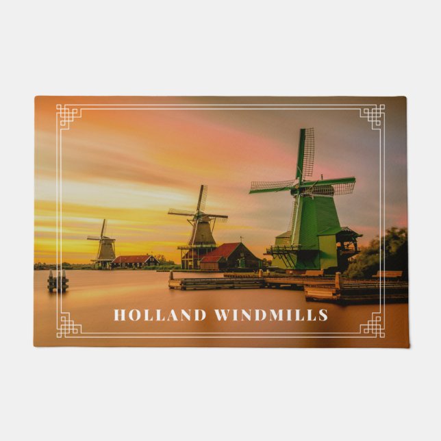 Hollandwindmolens Deurmat (Voorkant)