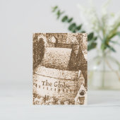 Hollar's Wereldbol theater Briefkaart (Staand voorkant)