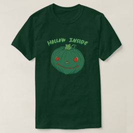 Holle binnenkant - Punny Green Jack-o-lantaarn pom T-shirt