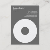 Holle Cirkel II Visitekaartje (Achterkant)